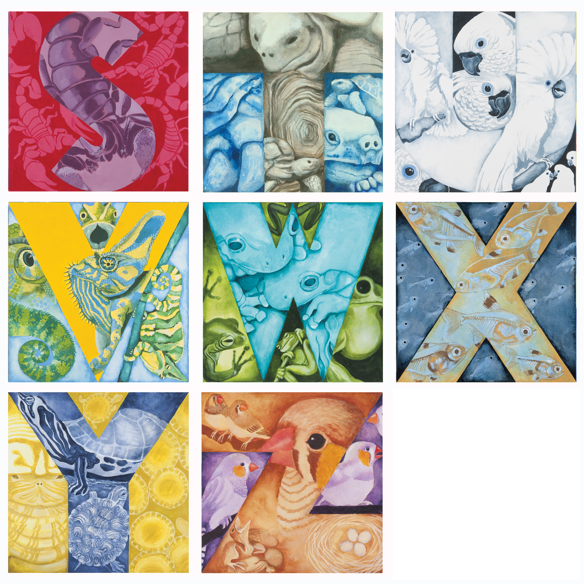 Animal Store Alphabet Canvas Prints - Image 4
